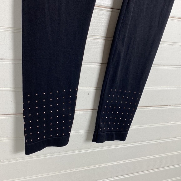 Lane Bryant Black Tights With Studded Detail Size E/F - Picture 2 of 5